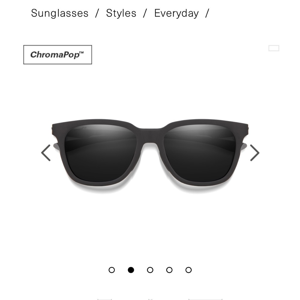 Smith ROAM Womens Black Sunglasses Polarized